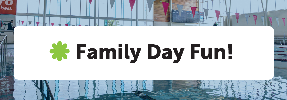 image that reads family day fun! Magna crentre and recreation youth centre and skate park