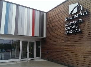 newmarket community centre and lions hall enterance 